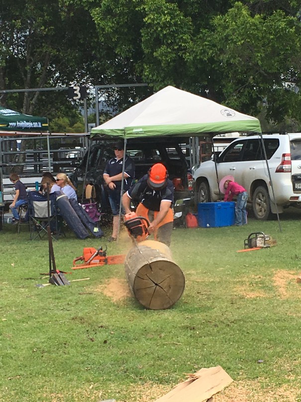 Chain saw competition, Bulahdelah Show 2018