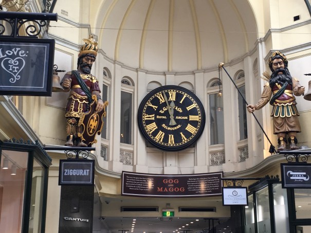 Gog & Magog, Royal Arcade, Melbourne