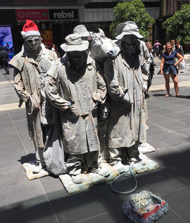 Busking in Melbourne 