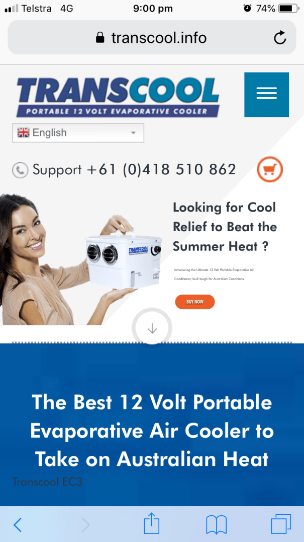 Transcool Portable Air Conditioner