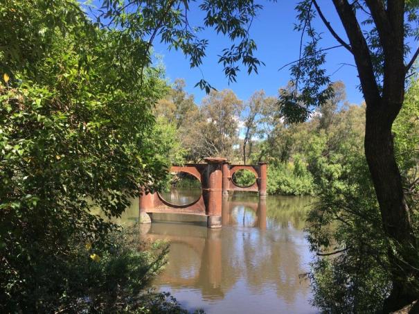 old bridge at Jingellic, New South Wales