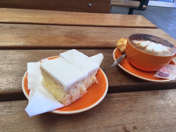 Vanilla Slice at Barmera Bakery