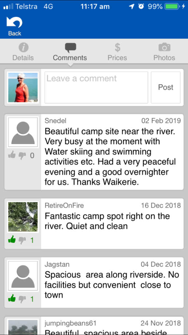 WikiCamps Australia App