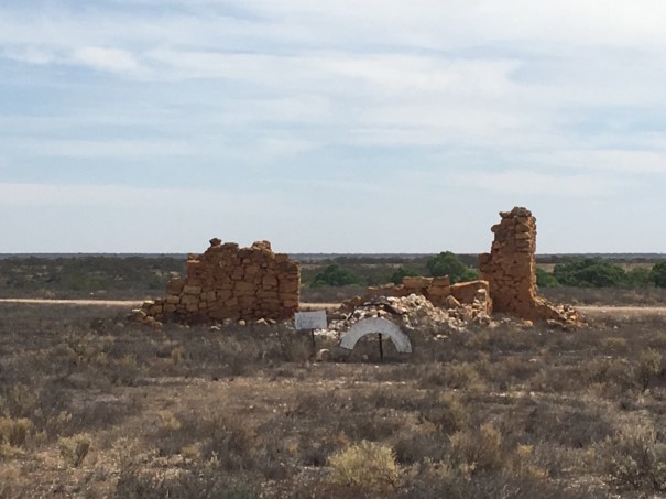 Old decrepit stone building