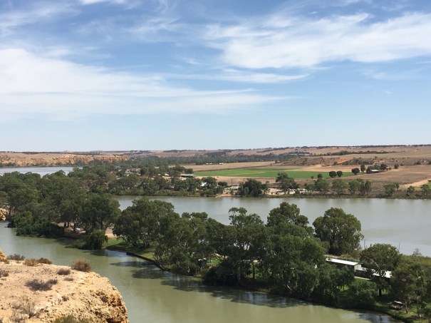 The view from the lookout at Walker Flat