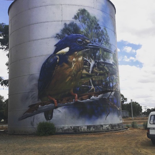 Silo Art in Rochester Victoria 