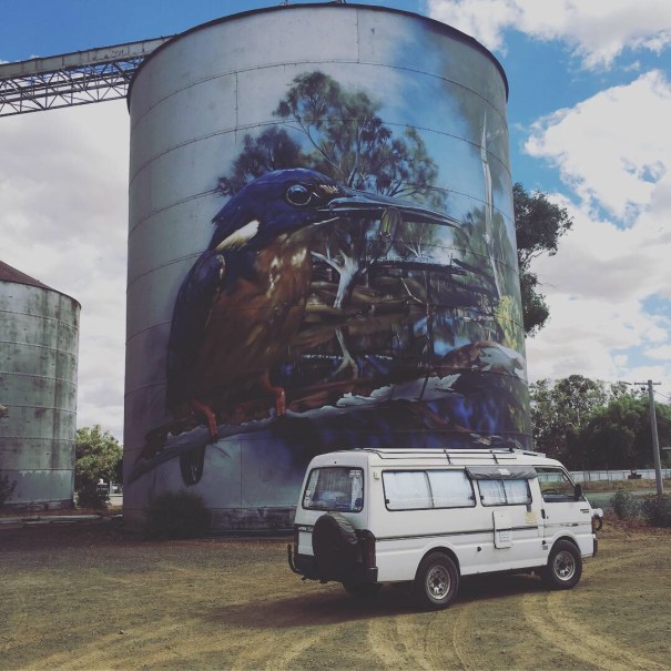 Silo Art in Rochester Victoria 