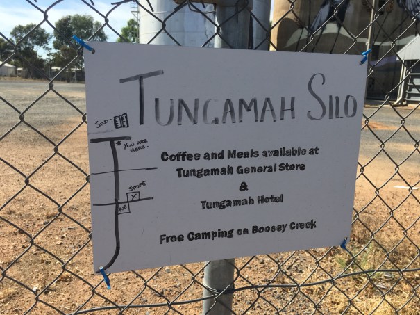 Tungamah painted silos