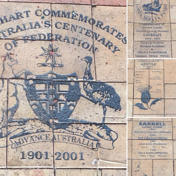 Footpath family pavers in Lockhart 