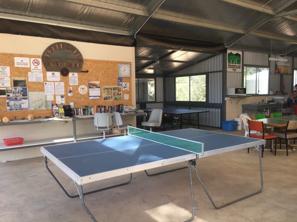 Camp kitchen at Broken Creek Bush Camp 