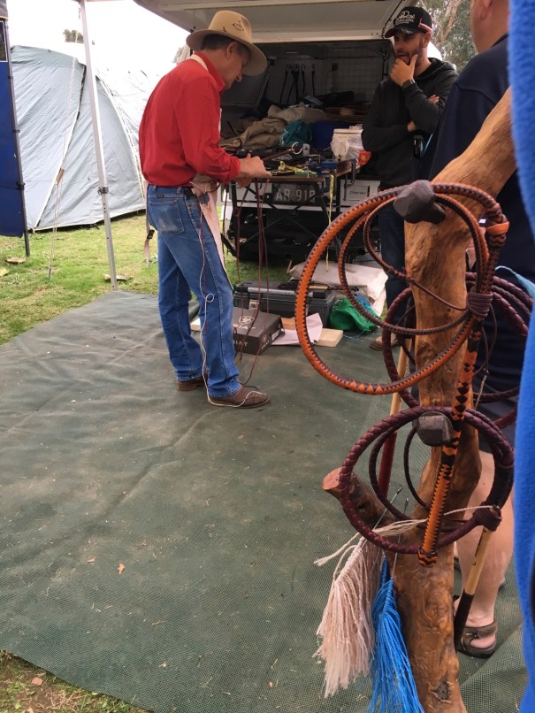 Whip making and sales at #MFSR2019