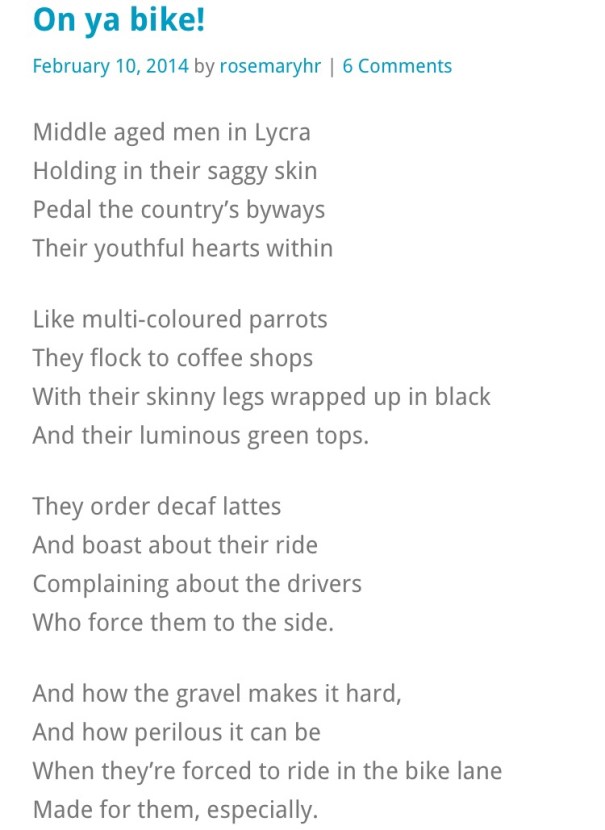 Poem by Rosemary Robinson