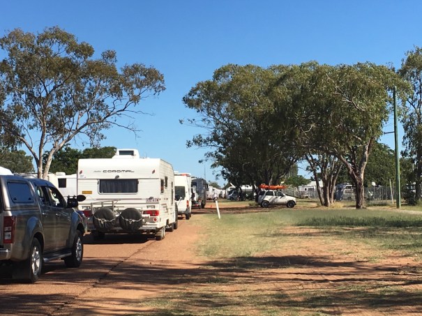Lining up for entry to The Longest Line Challenge