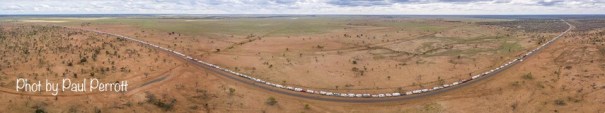The Longest Line of RV’s in Barcaldine 