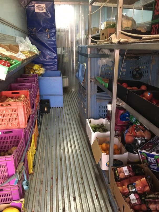 Fruit and vegetable man in Yaraka