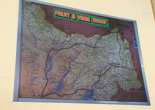 Fruit and vegetable outback run