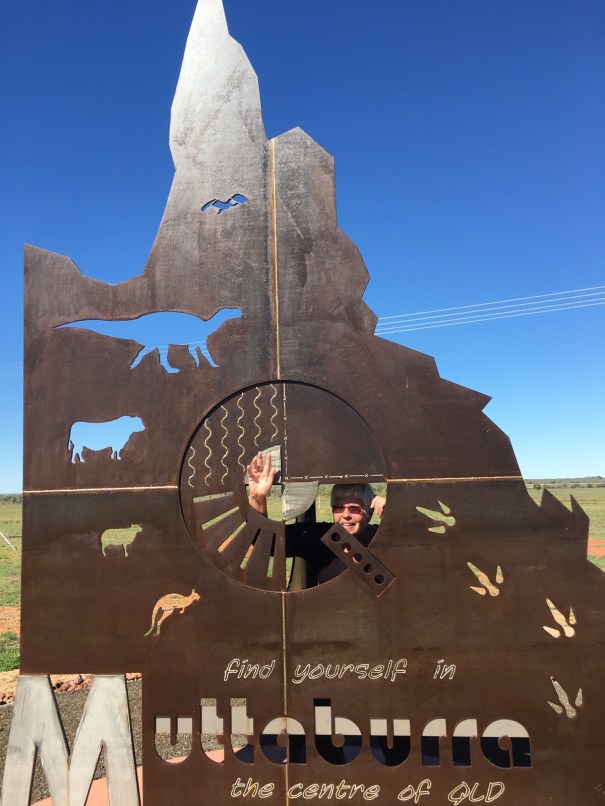 Muttaburra, the Centre of Queensland 