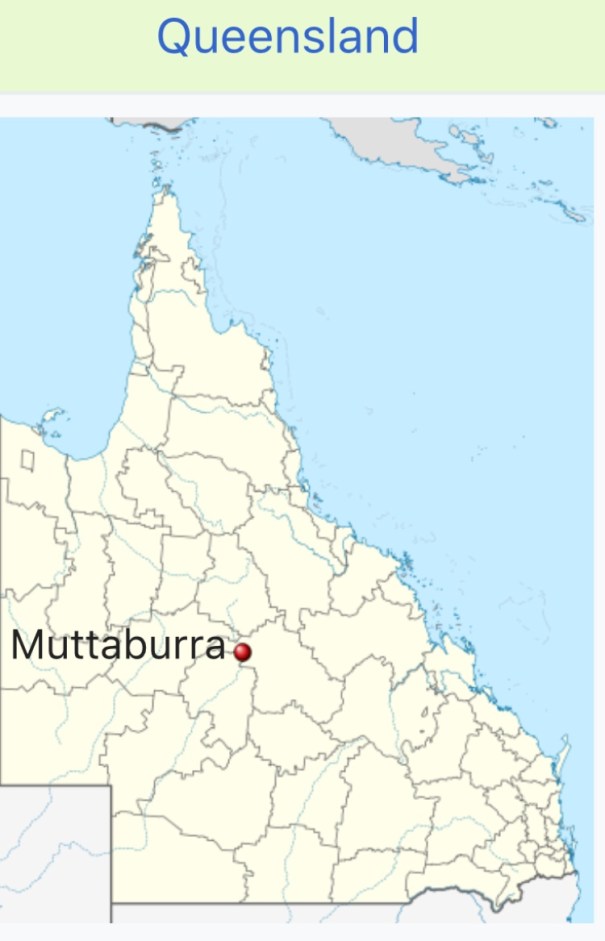 Muttaburra, the Centre of Queensland 