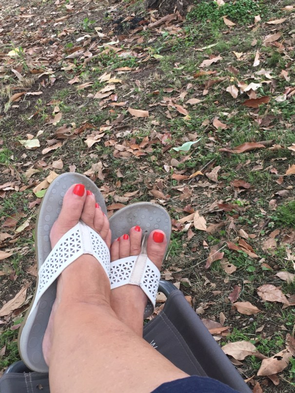 Time to put my feet up